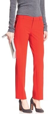 Banana Republic 'FACTORY' Reegan-Fit Pop Color Slim Straight Suit Pant SIZE 2